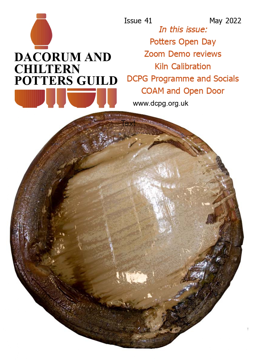 Issue 41 Spring 2022 front cover Dacorum & Chiltern Potters Guild